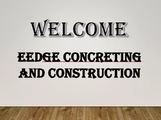 welcome