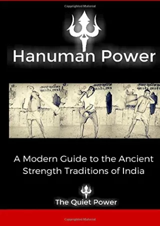 DOWNLOAD/PDF Hanuman Power: -A modern guide to the ancient strength traditions of India