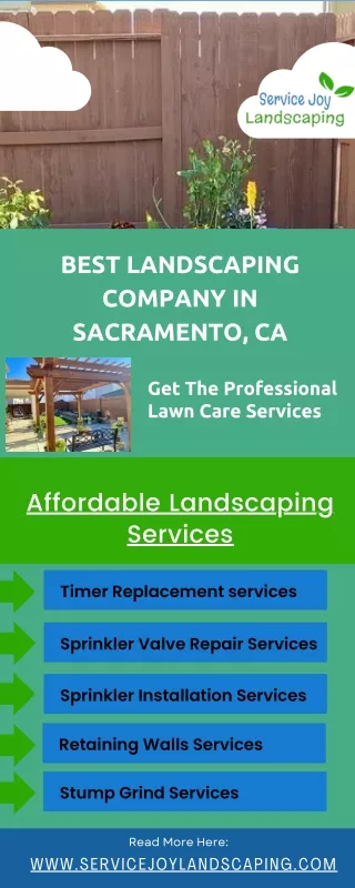 Backyard Landscaping Sacramento | Service Joy Landscaping