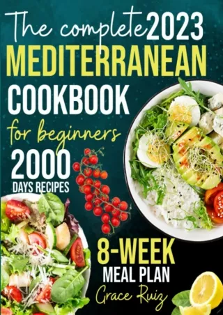 PDF/READ Mediterranean Diet Cookbook for Beginners: The ultimate guide to the
