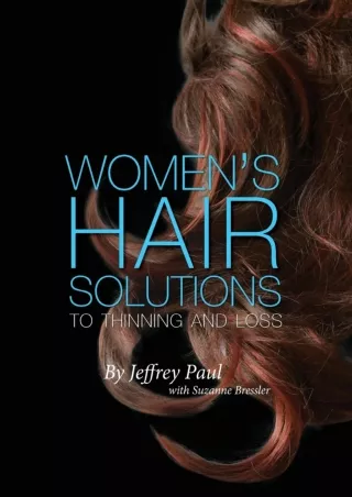 Download Book [PDF] Women's Hair Solutions to Thinning and Loss