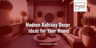 Modern Balcony Decor Ideas for Your Home
