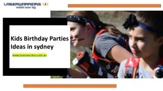 Kids Birthday Parties Ideas in sydney - www.laserwarriors.com.au
