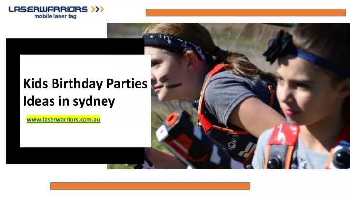 kids birthday parties ideas in sydney