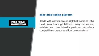 Best Forex Trading Platform | Xglobalfx.com.lb