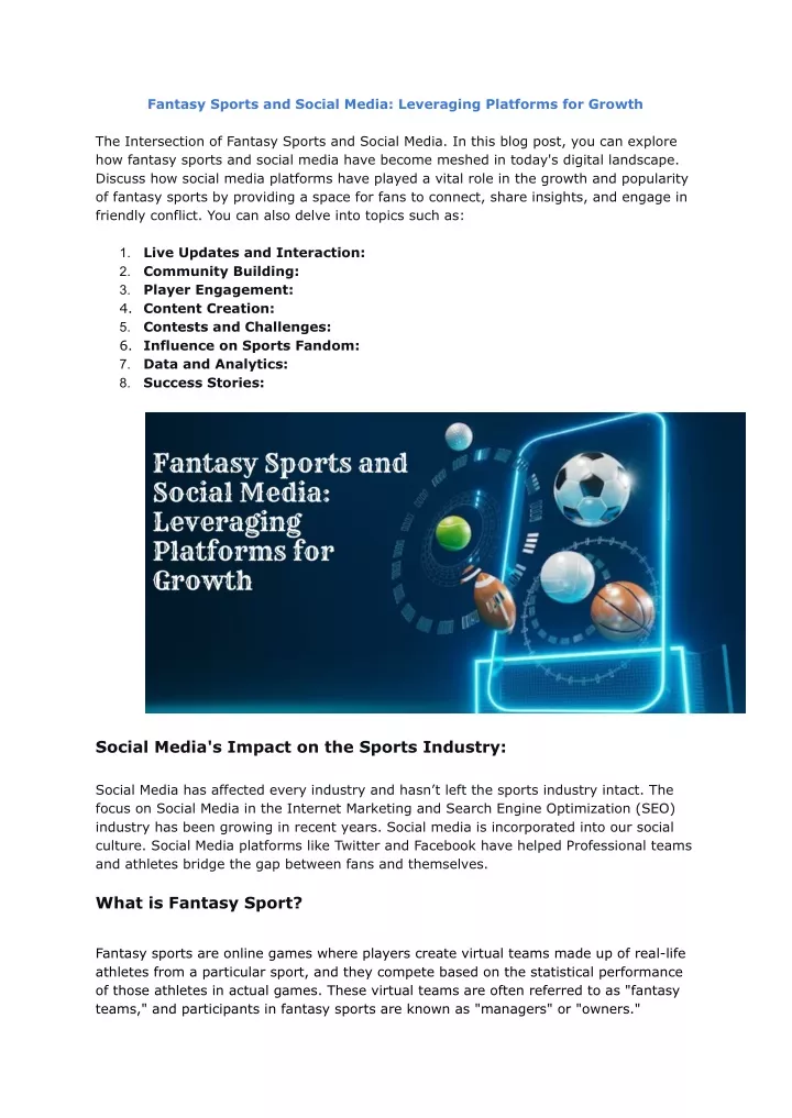 Identity Marketing Platform for Sports Organizations