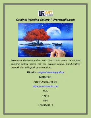 Original Painting Gallery  Urartstudio