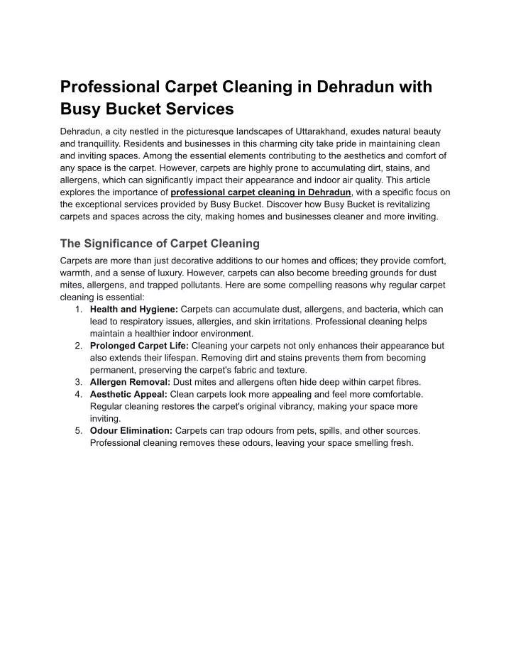 professional carpet cleaning in dehradun with