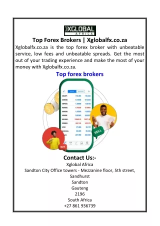 Top Forex Brokers  Xglobalfx.co.za