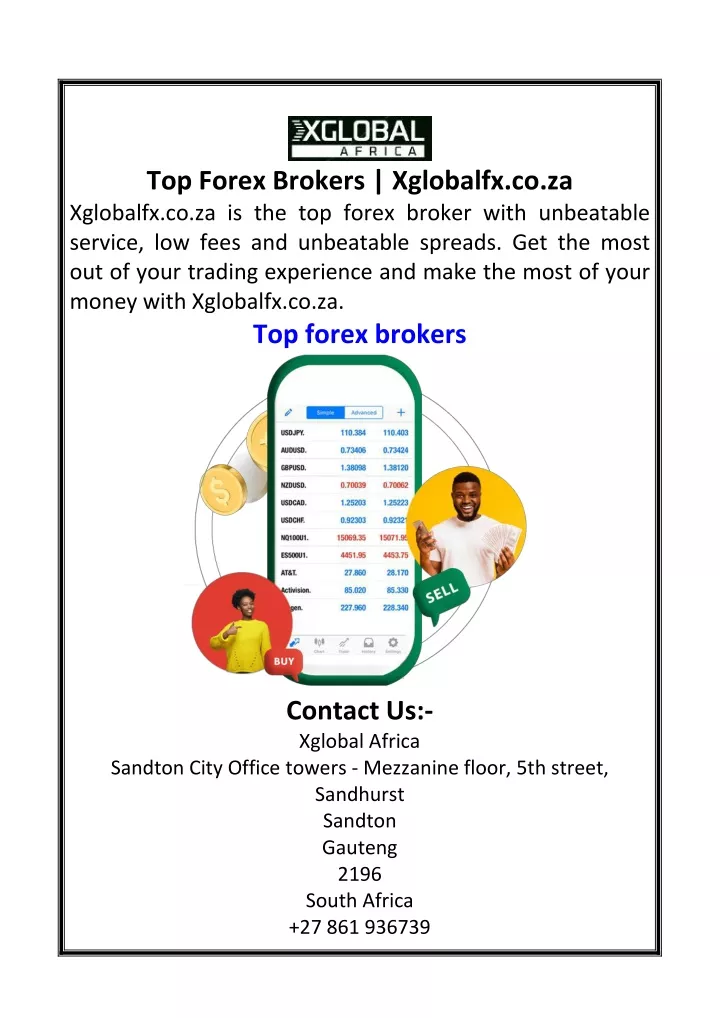 top forex brokers xglobalfx co za xglobalfx