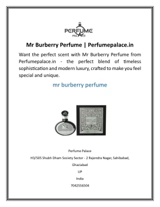 mr burberry perfume perfumepalace in