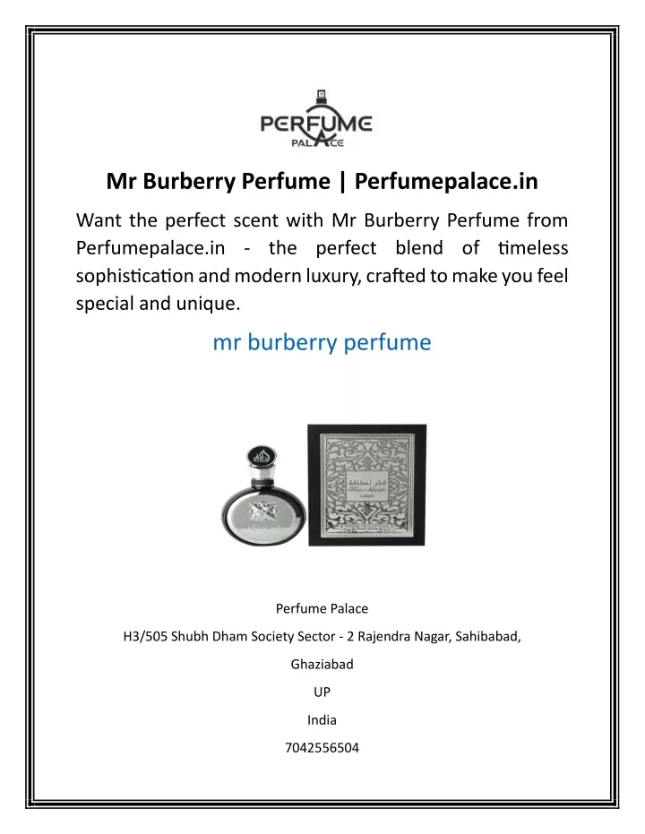 mr burberry perfume perfumepalace in