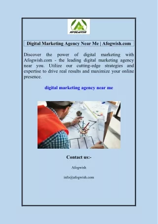 Digital Marketing Agency Near Me  Afogwish.com