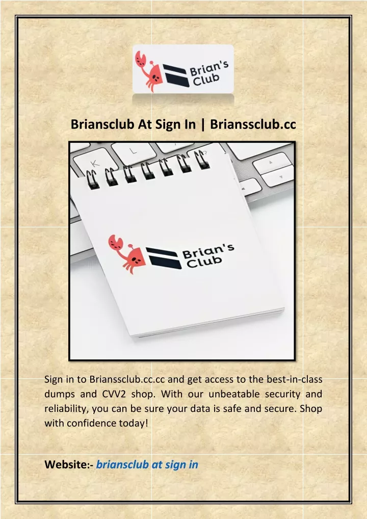 PPT - Briansclub At Sign In | Brianssclub.cc PowerPoint Presentation ...