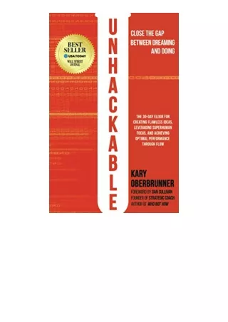 Download Unhackable The Elixir for Creating Flawless Ideas Leveraging Superhuman