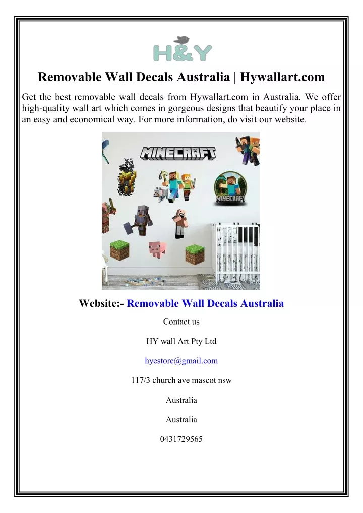 removable wall decals australia hywallart com