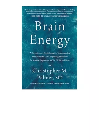 Kindle online PDF Brain Energy A Revolutionary Breakthrough in Understanding Men