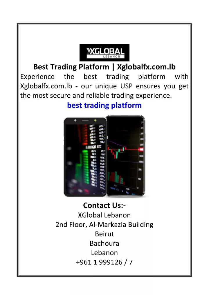 best trading platform xglobalfx com lb experience