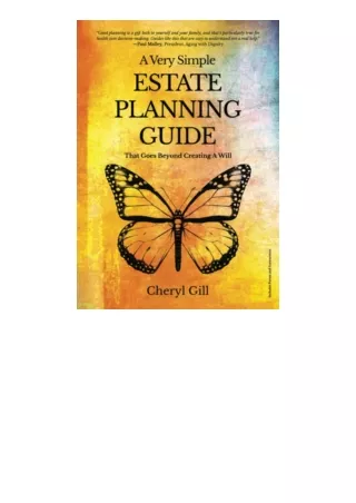 PDF read online A Very Simple Estate Planning Guide That Goes Beyond Creating a