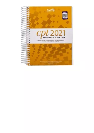 Download CPT Professional Edition 2021 CPT Current Procedural Terminology Profes
