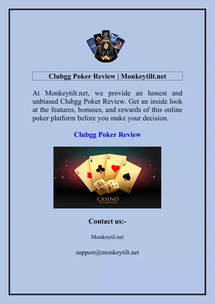 clubgg poker review monkeytilt net
