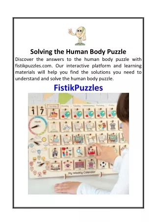 Solving the Human Body Puzzle