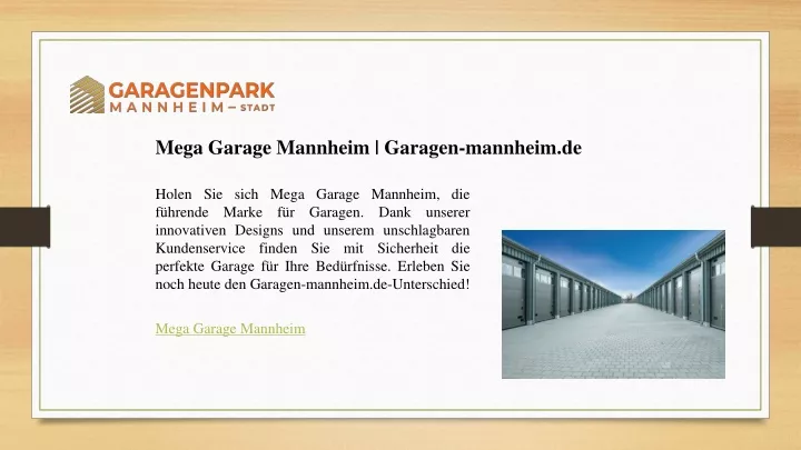 mega garage mannheim garagen mannheim de