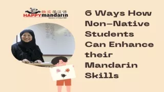 6 Ways How Non-Native Students Can Enhance their Mandarin Skills