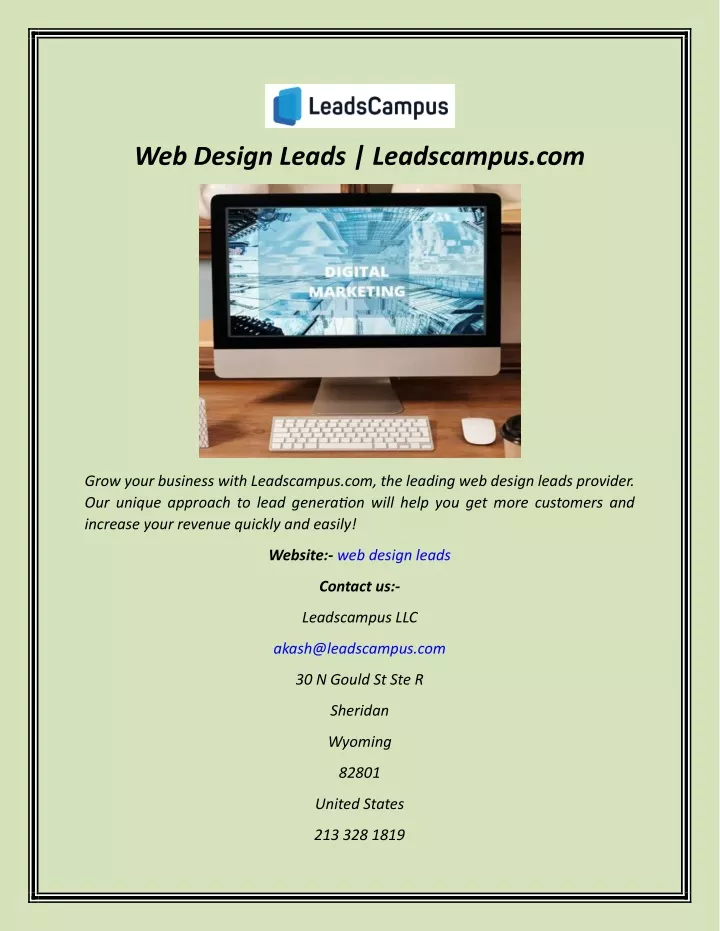 web design leads leadscampus com