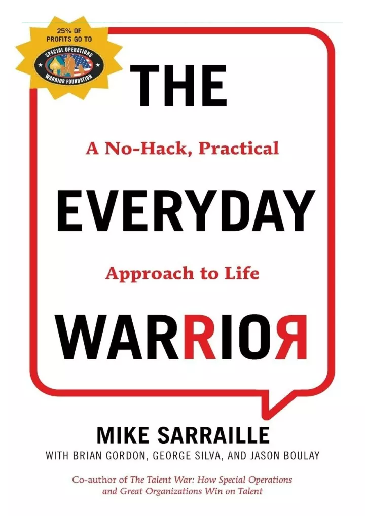 the everyday warrior a no hack practical approach