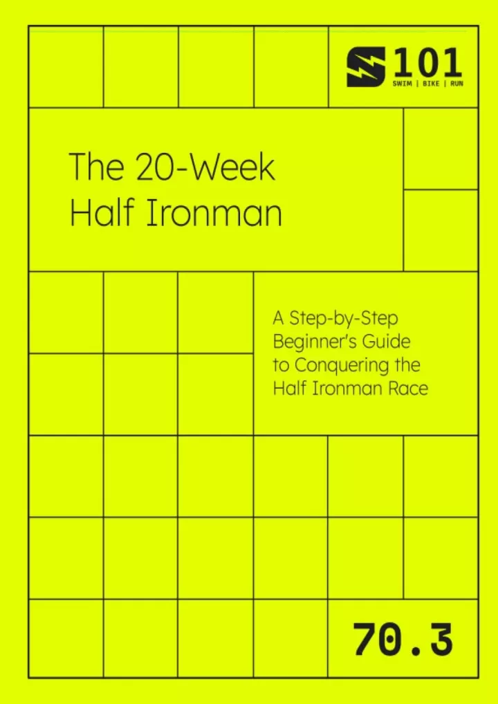 the 20 week half ironman a step by step beginner