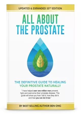 [READ DOWNLOAD] All About The Prostate [Updated and Expanded 10th Edition] andro