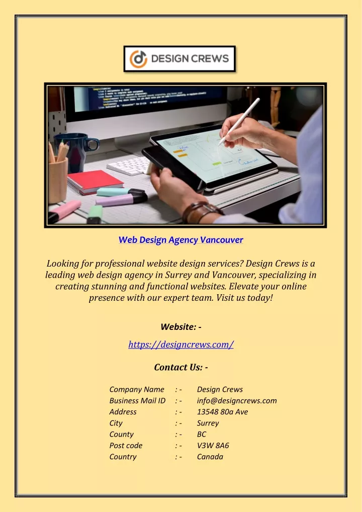web design agency vancouver