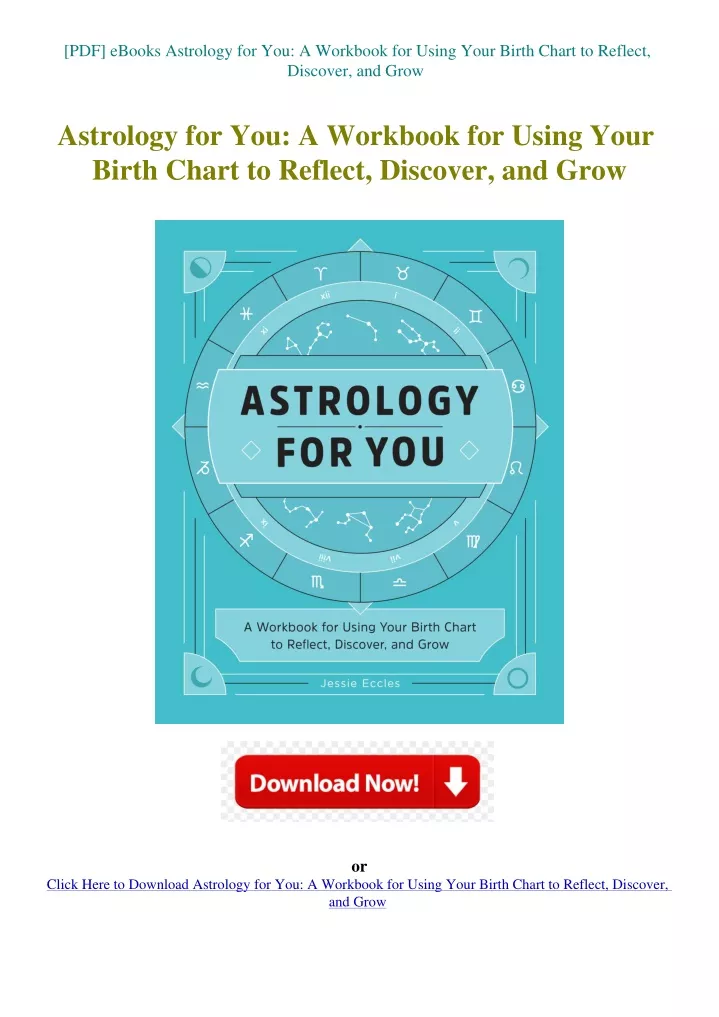 PPT - [PDF] EBooks Astrology For You A Workbook For Using Your Birth ...