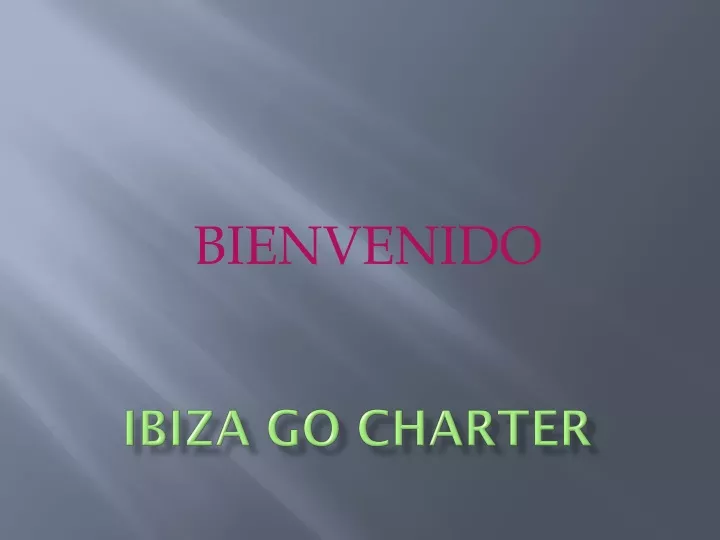 ibiza go charter