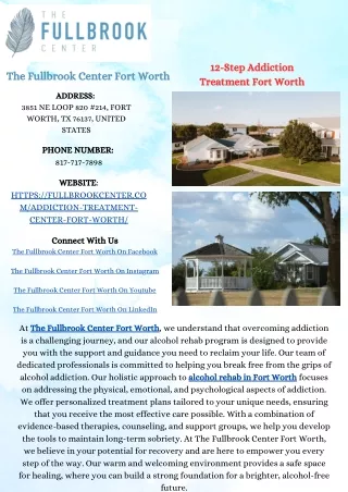 The Fullbrook Center Fort Worth - Addiction treatment Center