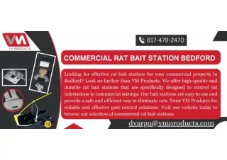 commercial rat bait station bedford