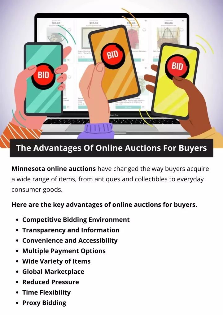 the advantages of online auctions for buyers