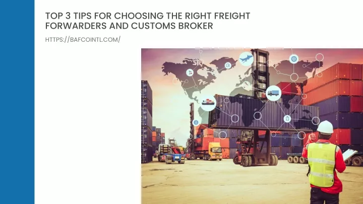 top 3 tips for choosing the right freight