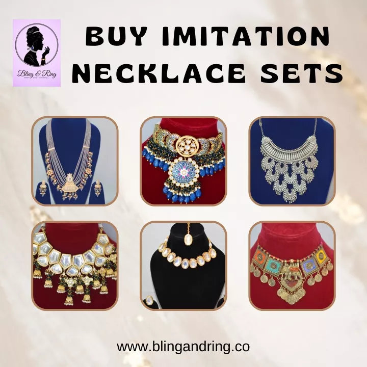 buy imitation necklace sets