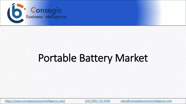 portable battery market
