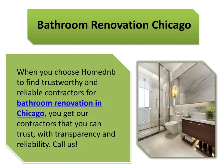 bathroom renovation chicago