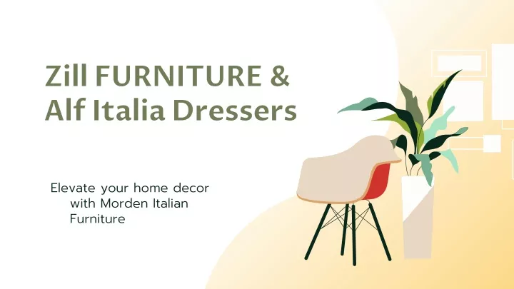 zill furniture alf italia dressers