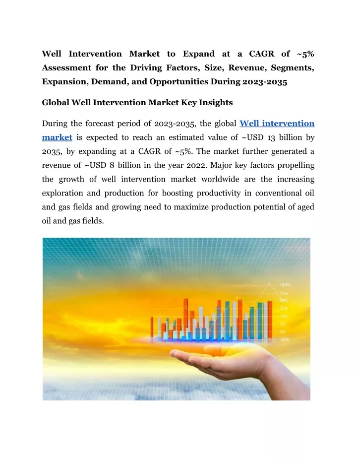 well intervention market to expand at a cagr of 5