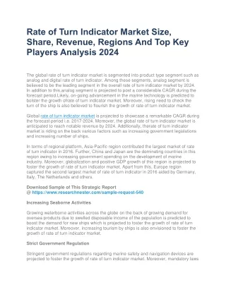 rate of turn indicator market size share revenue