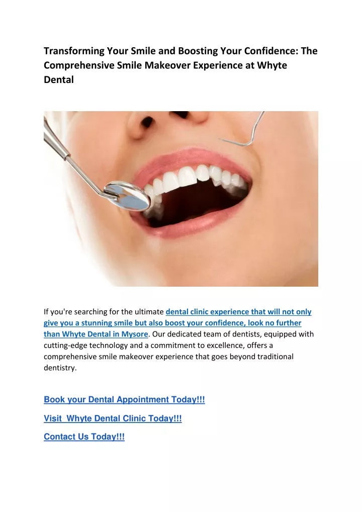 transforming your smile and boosting your