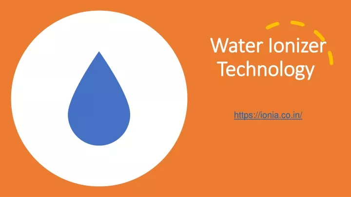 water ionizer technology