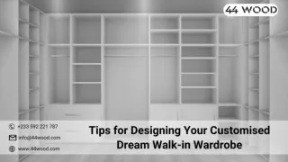 Tips for Designing Your Customised Dream Walk-in Wardrobe