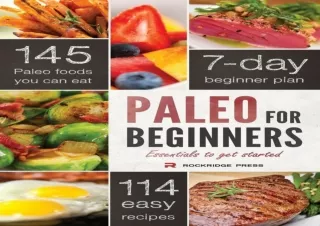 EPUB READ Paleo for Beginners: Essentials to Get Started