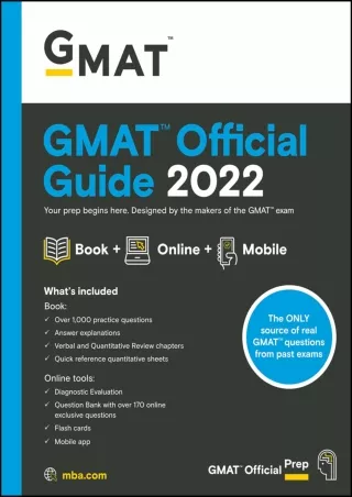 PDF_ GMAT Official Guide 2022: Book   Online Question Bank